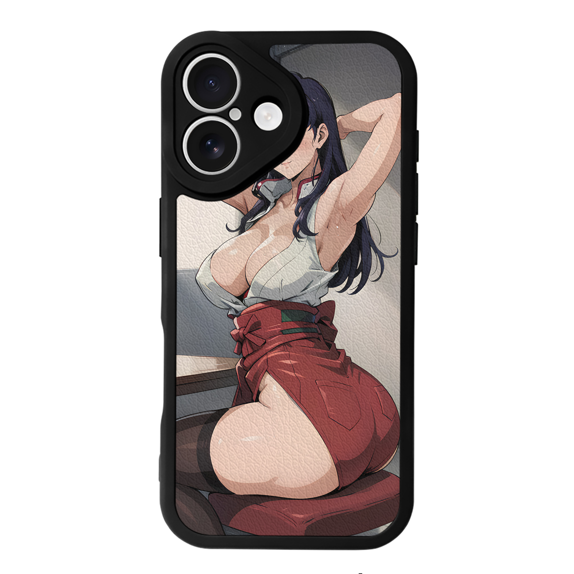 （画像用） EVA 新世紀エヴァンゲリオン 【iPhone 16シリーズ対応】シリコンスマホケース（レザー調） 材質：シリコン
